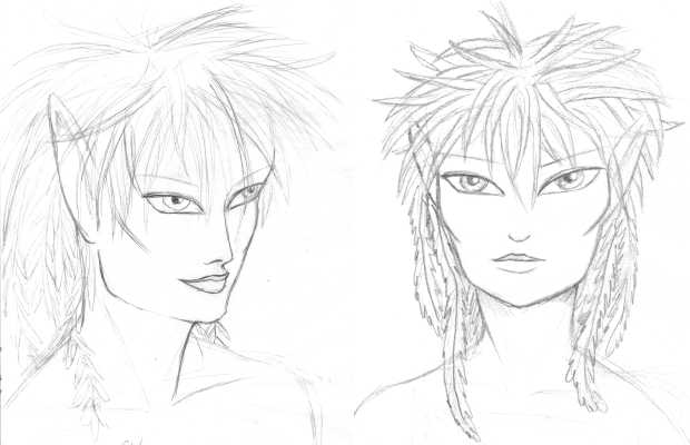 Silva portrait sketches