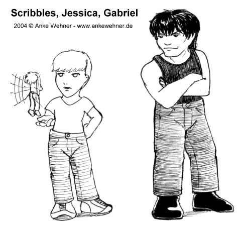 Scribbles, Jessica & Gabriel