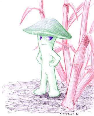 Green Mushroom