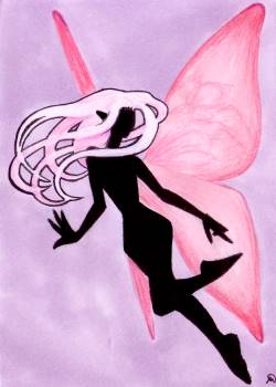 Pink and Black Fairy